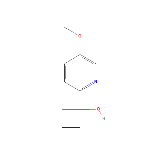 1-(5-methoxypyridin-2-yl)cyclobutan-1-ol (CAS: 1196074-34-6) - Related Chemical Product
