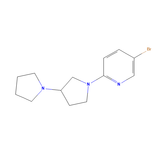 5-bromo-2-(3-pyrrolidin-1-ylpyrrolidin-1-yl)pyridine (CAS: 690264-91-6) - Related Chemical Product