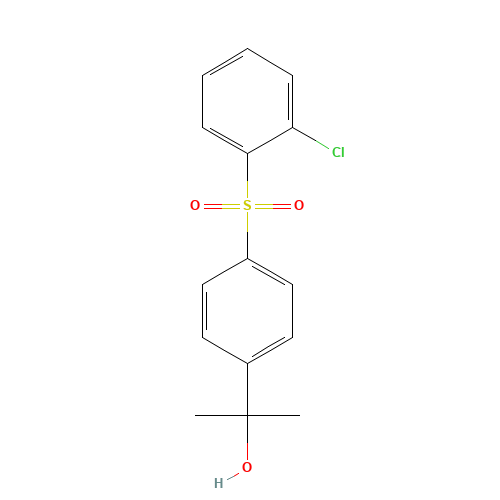 2-[4-(2-chlorophenyl)sulfonylphenyl]propan-2-ol (CAS: 869853-54-3) - Related Chemical Product