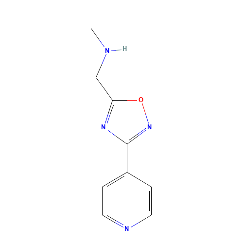 N-methyl-1-(3-pyridin-4-yl-1,2,4-oxadiazol-5-yl)methanamine (CAS: 915921-76-5) - Related Chemical Product