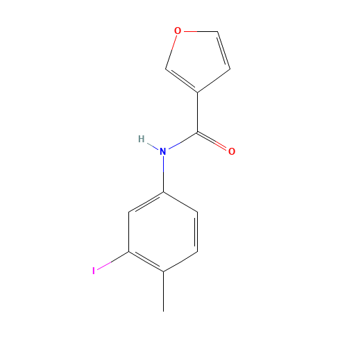 N-(3-iodo-4-methylphenyl)furan-3-carboxamide (CAS: 623907-53-9) - Related Chemical Product