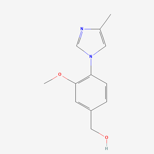 [3-methoxy-4-(4-methylimidazol-1-yl)phenyl]methanol (CAS: 1017789-63-7) - Related Chemical Product