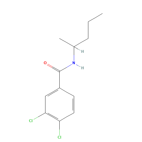 3,4-dichloro-N-pentan-2-ylbenzamide (CAS: 7497-07-6) - Related Chemical Product