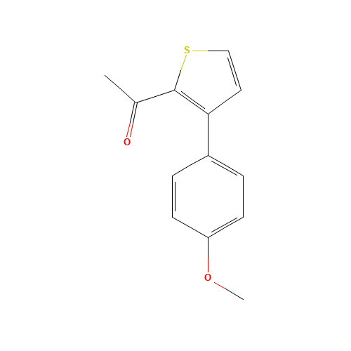 1-[3-(4-methoxyphenyl)thiophen-2-yl]ethanone (CAS: 132039-45-3) - Related Chemical Product