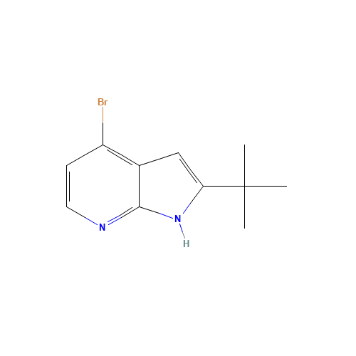 4-bromo-2-tert-butyl-1H-pyrrolo[2,3-b]pyridine (CAS: 1014613-61-6) - Related Chemical Product