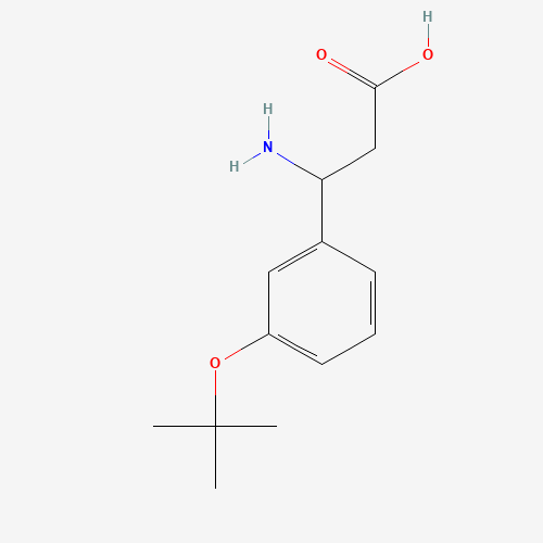3-amino-3-[3-[(2-methylpropan-2-yl)oxy]phenyl]propanoic acid (CAS: 372144-15-5) - Related Chemical Product