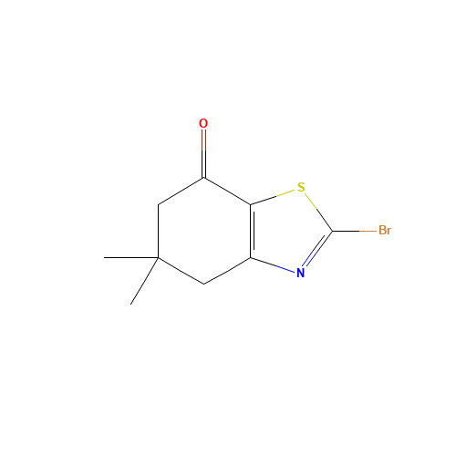 2-bromo-5,5-dimethyl-4,6-dihydro-1,3-benzothiazol-7-one (CAS: 10513-26-5) - Related Chemical Product