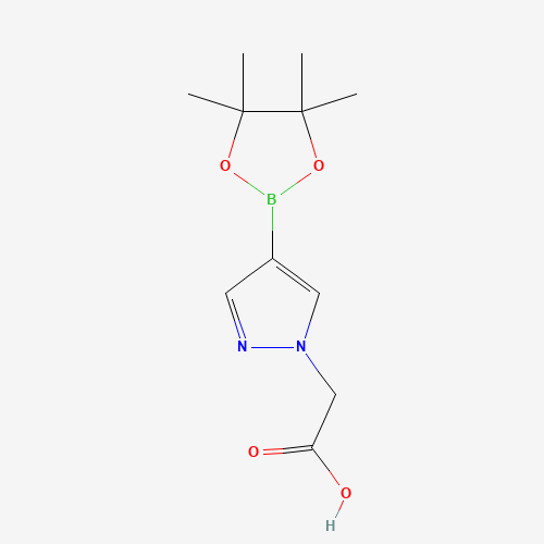 2-[4-(4,4,5,5-tetramethyl-1,3,2-dioxaborolan-2-yl)pyrazol-1-yl]acetic acid (CAS: 1083326-41-3) - Related Chemical Product