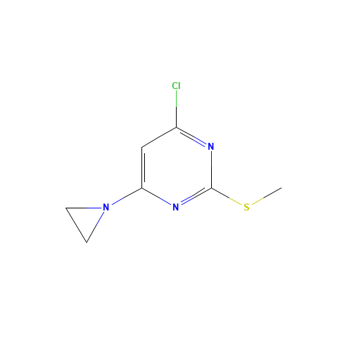 4-(aziridin-1-yl)-6-chloro-2-methylsulfanylpyrimidine (CAS: 98280-50-3) - Related Chemical Product