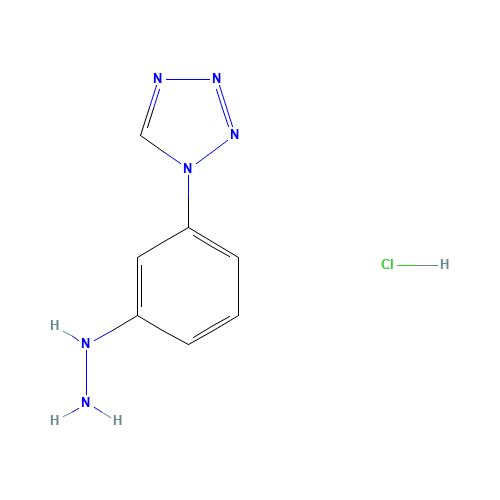 [3-(tetrazol-1-yl)phenyl]hydrazine;hydrochloride (CAS: 847606-72-8) - Related Chemical Product
