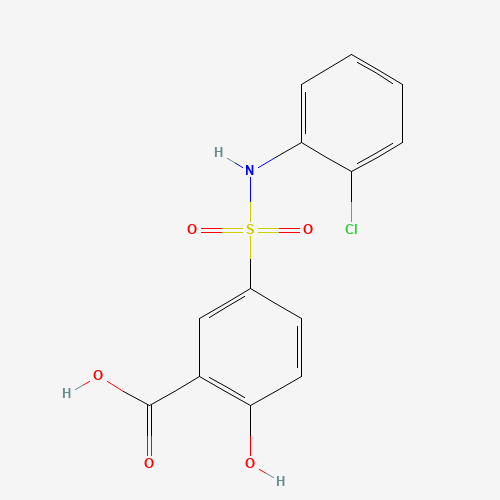 5-[(2-chlorophenyl)sulfamoyl]-2-hydroxybenzoic acid (CAS: 62547-09-5) - Related Chemical Product