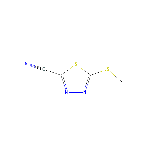5-methylsulfanyl-1,3,4-thiadiazole-2-carbonitrile (CAS: 70391-06-9) - Related Chemical Product