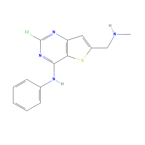 2-chloro-6-(methylaminomethyl)-N-phenylthieno[3,2-d]pyrimidin-4-amine (CAS: 1235451-14-5) - Related Chemical Product