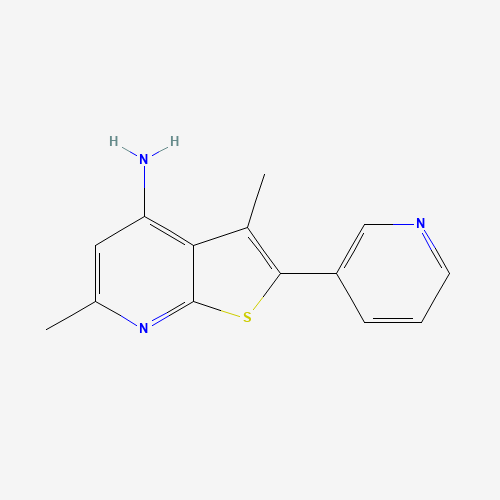 3,6-dimethyl-2-pyridin-3-ylthieno[2,3-b]pyridin-4-amine (CAS: 1312594-34-5) - Related Chemical Product