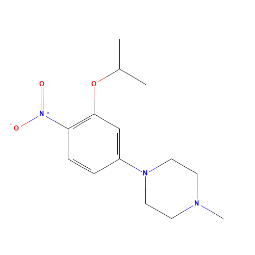 1-methyl-4-(4-nitro-3-propan-2-yloxyphenyl)piperazine (CAS: 1462950-72-6) - Related Chemical Product