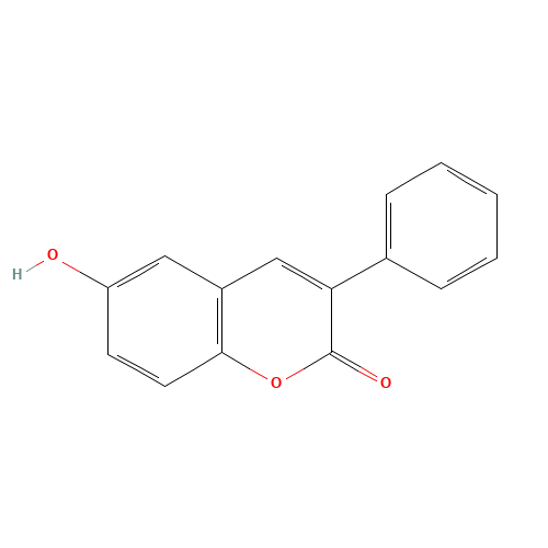 6-hydroxy-3-phenylchromen-2-one (CAS: 6468-47-9) - Related Chemical Product