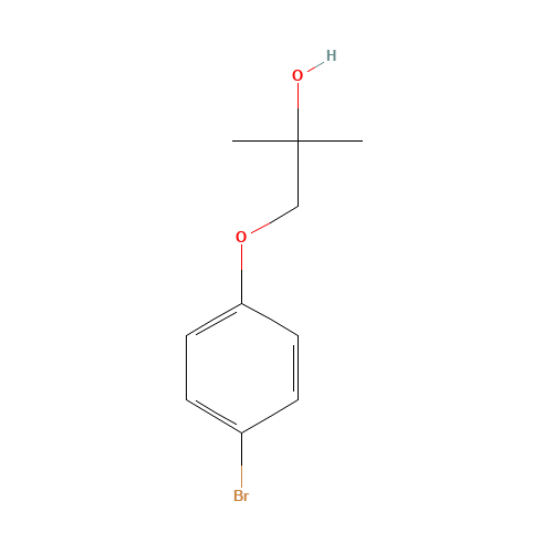 1-(4-bromophenoxy)-2-methylpropan-2-ol (CAS: 186498-09-9) - Related Chemical Product