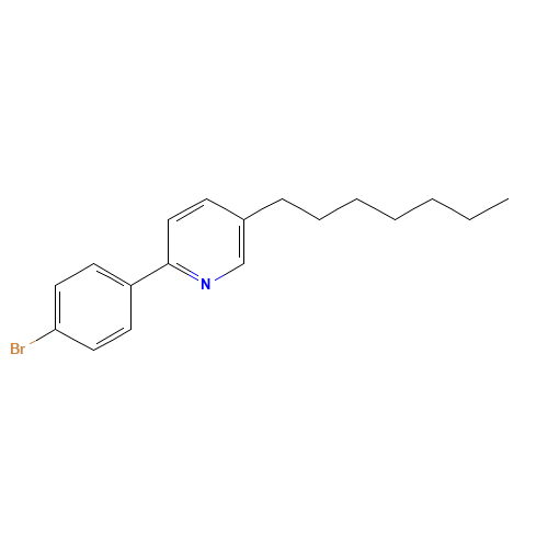 2-(4-bromophenyl)-5-heptylpyridine (CAS: 99217-25-1) - Related Chemical Product