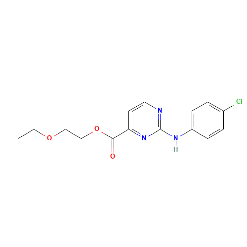 2-ethoxyethyl 2-(4-chloroanilino)pyrimidine-4-carboxylate (CAS: 1428558-35-3) - Related Chemical Product