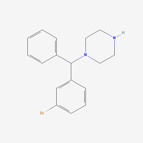 1-[(3-bromophenyl)-phenylmethyl]piperazine (CAS: 109092-87-7) - Related Chemical Product
