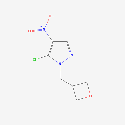 5-chloro-4-nitro-1-(oxetan-3-ylmethyl)pyrazole (CAS: 1428576-50-4) - Related Chemical Product