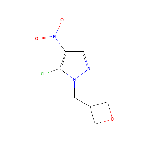 5-chloro-4-nitro-1-(oxetan-3-ylmethyl)pyrazole (CAS: 1428576-50-4) - Related Chemical Product