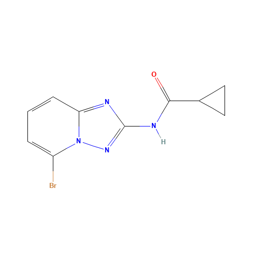 N-(5-bromo-[1,2,4]triazolo[1,5-a]pyridin-2-yl)cyclopropanecarboxamide (CAS: 1142943-96-1) - Related Chemical Product