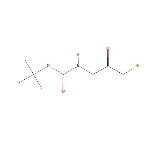 tert-butyl N-(3-bromo-2-oxopropyl)carbamate (CAS: 72072-03-8) - Related Chemical Product