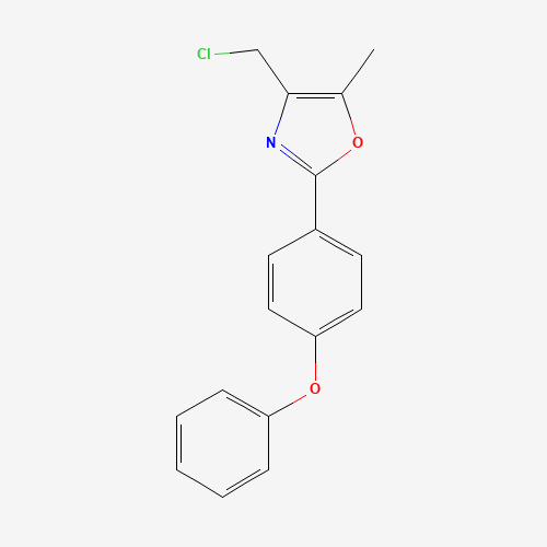 4-(chloromethyl)-5-methyl-2-(4-phenoxyphenyl)-1,3-oxazole (CAS: 874365-57-8) - Related Chemical Product