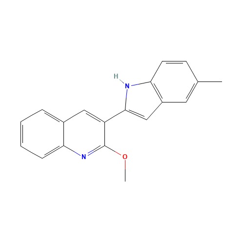 2-methoxy-3-(5-methyl-1H-indol-2-yl)quinoline (CAS: 796854-72-3) - Related Chemical Product