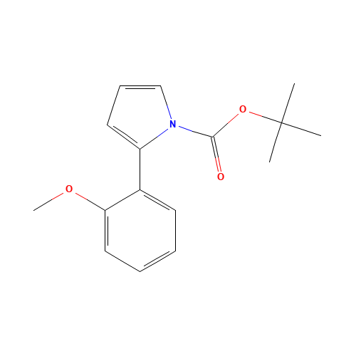 tert-butyl 2-(2-methoxyphenyl)pyrrole-1-carboxylate (CAS: 250591-69-6) - Related Chemical Product