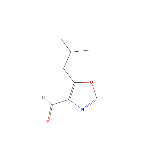 5-(2-methylpropyl)-1,3-oxazole-4-carbaldehyde (CAS: 1236366-19-0) - Related Chemical Product