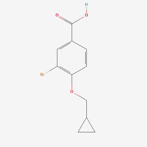 3-bromo-4-(cyclopropylmethoxy)benzoic acid (CAS: 1343994-39-7) - Related Chemical Product