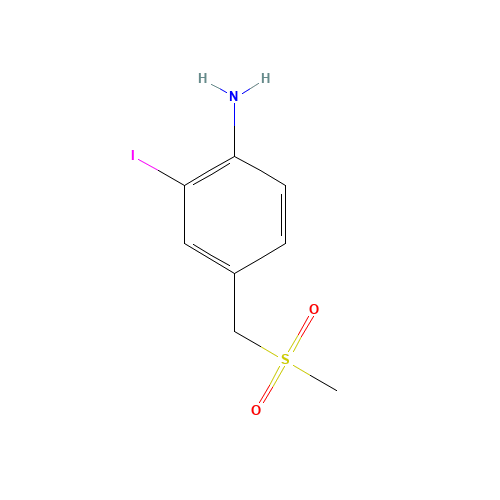 2-iodo-4-(methylsulfonylmethyl)aniline (CAS: 170151-08-3) - Related Chemical Product