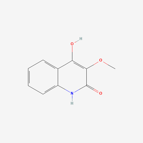 4-hydroxy-3-methoxy-1H-quinolin-2-one (CAS: 15151-56-1) - Chemical Structure and Molecular Formula 