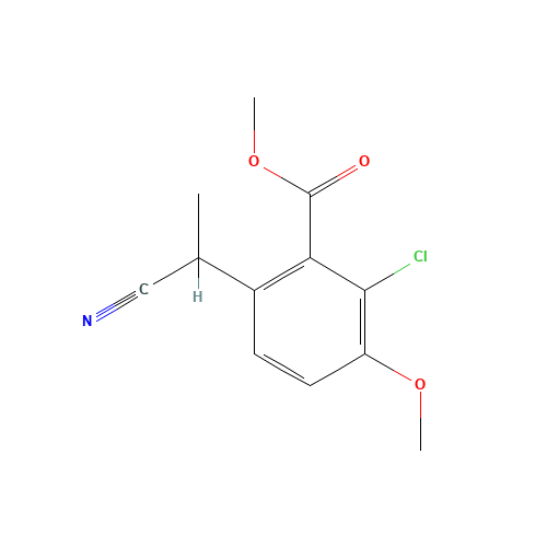methyl 2-chloro-6-(1-cyanoethyl)-3-methoxybenzoate (CAS: 1616290-84-6) - Related Chemical Product