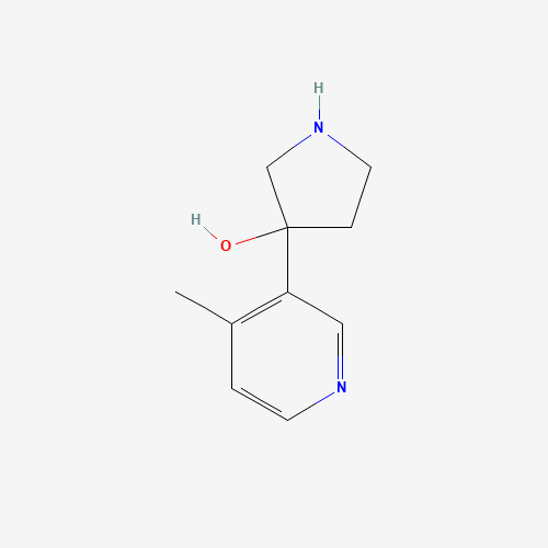 3-(4-methylpyridin-3-yl)pyrrolidin-3-ol (CAS: 1225218-40-5) - Related Chemical Product