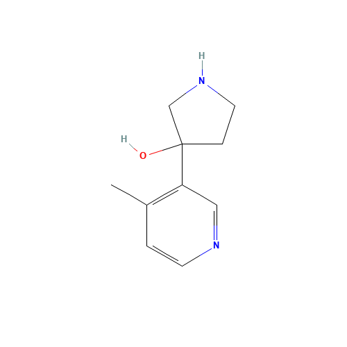 3-(4-methylpyridin-3-yl)pyrrolidin-3-ol (CAS: 1225218-40-5) - Related Chemical Product