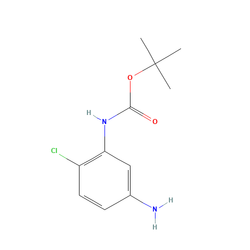 tert-butyl N-(5-amino-2-chlorophenyl)carbamate (CAS: 879614-93-4) - Related Chemical Product