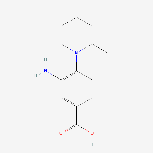 3-amino-4-(2-methylpiperidin-1-yl)benzoic acid (CAS: 1141473-92-8) - Related Chemical Product