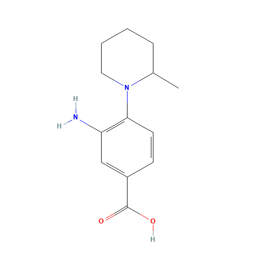 3-amino-4-(2-methylpiperidin-1-yl)benzoic acid (CAS: 1141473-92-8) - Related Chemical Product
