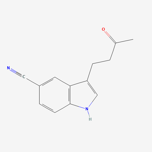 3-(3-oxobutyl)-1H-indole-5-carbonitrile (CAS: 505062-51-1) - Related Chemical Product