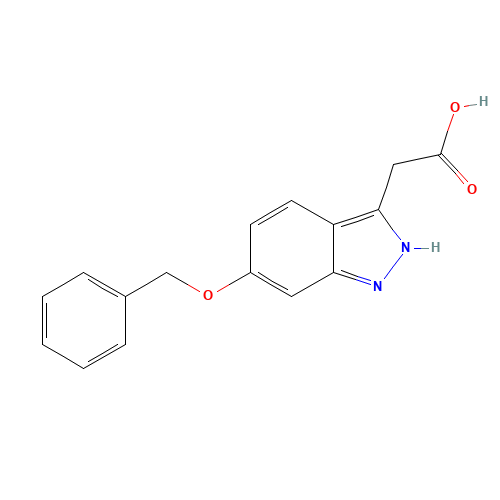 2-(6-phenylmethoxy-2H-indazol-3-yl)acetic acid (CAS: 885272-16-2) - Related Chemical Product
