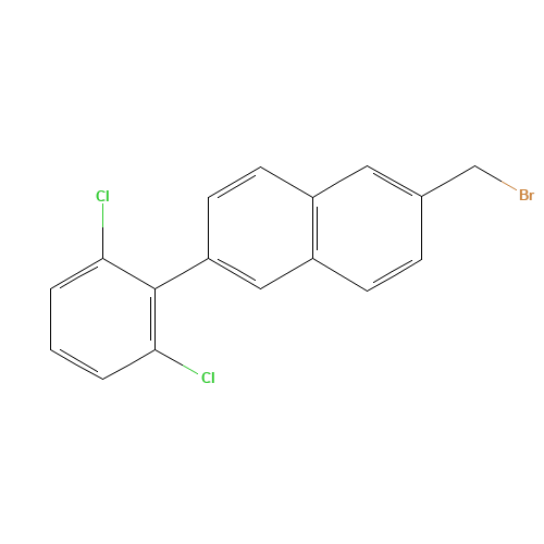 2-(bromomethyl)-6-(2,6-dichlorophenyl)naphthalene (CAS: 623147-34-2) - Related Chemical Product