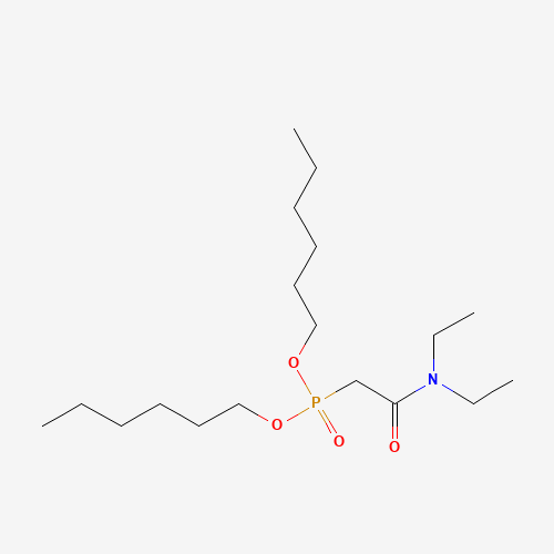 2-dihexoxyphosphoryl-N,N-diethylacetamide (CAS: 7369-66-6) - Related Chemical Product