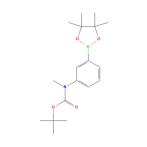 tert-butyl N-methyl-N-[3-(4,4,5,5-tetramethyl-1,3,2-dioxaborolan-2-yl)phenyl]carbamate (CAS: 817618-57-8) - Related Chemical Product