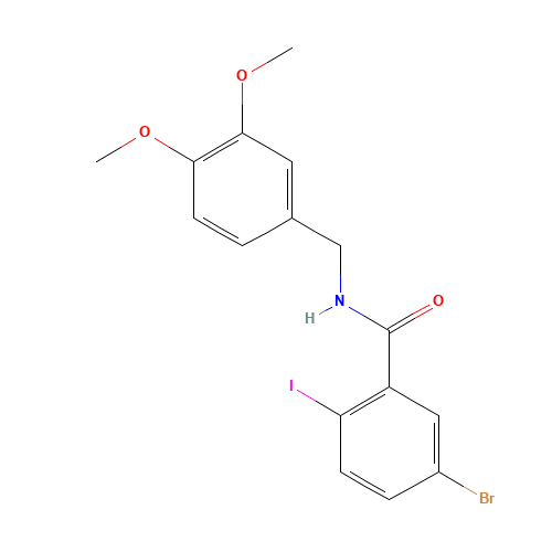 5-bromo-N-[(3,4-dimethoxyphenyl)methyl]-2-iodobenzamide (CAS: 1180454-82-3) - Related Chemical Product