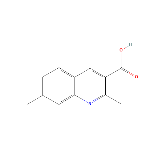 2,5,7-trimethylquinoline-3-carboxylic acid (CAS: 948290-95-7) - Related Chemical Product