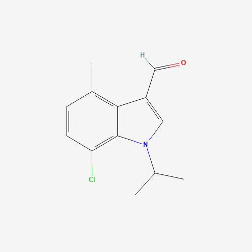 7-chloro-4-methyl-1-propan-2-ylindole-3-carbaldehyde (CAS: 1350761-00-0) - Related Chemical Product