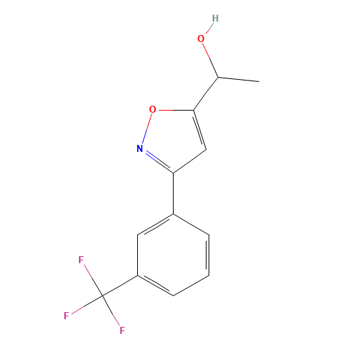 1-[3-[3-(trifluoromethyl)phenyl]-1,2-oxazol-5-yl]ethanol (CAS: 889939-00-8) - Related Chemical Product